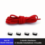 1 Pair Elastic No-Tie Shoelaces 1 Pair Of Elastic No-Tie Shoelaces, Easy Wear Stretch Spandex Laces For Sneakers, Comfort Fit, No Knotting Required, Durable And Flexible - Image 13