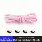 1 Pair Elastic No-Tie Shoelaces 1 Pair Of Elastic No-Tie Shoelaces, Easy Wear Stretch Spandex Laces For Sneakers, Comfort Fit, No Knotting Required, Durable And Flexible - Image 17