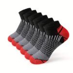 6 Pairs Of Socks Men'S Short Sports Socks Four Seasons , Men'S Short Low-Cut Socks Absorb Sweat - Image 6
