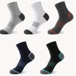 5 Pairs Of Men'S Crew Socks For Spring Summer, Comfy Breathable Vintage Pattern Casual Socks For Outdoor Activities - Image 9