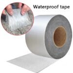 Premium Waterproof Aluminum Foil Tape, High Temperature Resistance For Wall, Pool, Roof Crack & Duct Repair Sealing