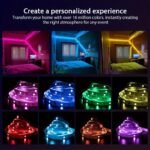 1Set Usb Led 5050 Rgb Strip Lights, Sync Color Changing Luminous Led String, 44/24Key Remote Control, Smart Application Remote Control, Decorative Night Light, For Bedroom Room Home Decorative Party Festival. - Image 2