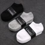 1/5/10/15/30 Pair Essentials Ankle Socks - Soft, Lightweight Low-Cut No-Show Socks, Black/White/, Everyday & Formal Wear, Bulk Pack (1,5,10,15,30 Pairs) - Easy-Care Ankle Socks, Casual Wear, Minimalist Design, Comfortable Fit, Active Lifestyle - Image 6