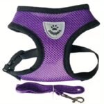 Dog Harnesses Leash, Mesh Cloth Pet Collars, Puppy Breathable Reflective Lead Dog Rope, Adjustable Pet Supplies Christmas Gift - Image 17