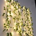 5.0 Meter Green Artificial Ivy Leaves Fairy String Lights, Artificial Garland Plant Vine Fairy Light For Bedroom Wedding Office Party Holiday Patio Wall Decor - Image 3