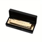 1Pc 10 Holes Harmonica Mouth Organ Puzzle Musical Instrument Beginner Teaching Playing Gift Copper Core Resin Harmonica - Image 9