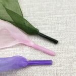 1 Pair Shoelace 2.5Cm/0.98In Widened Transparent Chiffon Yarn Shoelaces Flat Silk Big Bow Wide Laces Trend Beauty Casual Shoes Laces - Image 2
