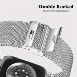 Milanese Loop Strap For Iwatch 38Mm/40Mm/41Mm/42Mm/44Mm/45Mm/49Mm Metal Stainless Steel Bracelet For Iwatch Ultra/Series 9/8/7/6/5/4/3/2/Se. - Image 4
