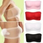 Comfortable & Soft Stretch Strapless Bandeau Bra - Women'S Lingerie & Underwear, Semi-Sheer Polyester Fabric, Machine Washable, Everyday Comfort Bra|Semisheer Bra|Stretchable Fabric - Image 4