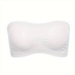 Comfortable & Soft Stretch Strapless Bandeau Bra - Women'S Lingerie & Underwear, Semi-Sheer Polyester Fabric, Machine Washable, Everyday Comfort Bra|Semisheer Bra|Stretchable Fabric - Image 3