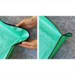 1Pc Waterproof Plastic Garden Mat For Succulents, Herbs & Green Plants - Easy-Clean Non-Slip Potting Pad For Balcony, Patio, Indoor Gardening - Durable Soil Mixing & Planting Tool, Planting Accessories, Balcony Gardening, Easyclean Material - Image 5