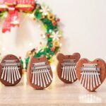 Mini 8-Key Kalimba Thumb Piano Gifts For Beginners Music Lovers Players, Cute Instrument Pendant Keychain Accessories