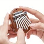 Mini 8-Key Kalimba Thumb Piano Gifts For Beginners Music Lovers Players, Cute Instrument Pendant Keychain Accessories - Image 3