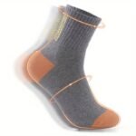 New Black Business Solid Color Socks For Men, Mid-Calf Length, Suitable For Spring, Autumn, And Winter, Available In Sizes 5, 10, 15, 20, 25, 30, 35, And 40. - Image 12