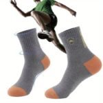 New Black Business Solid Color Socks For Men, Mid-Calf Length, Suitable For Spring, Autumn, And Winter, Available In Sizes 5, 10, 15, 20, 25, 30, 35, And 40. - Image 14