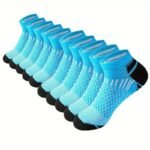 10 Pairs Of Men'S Mid Crew Sport Socks, Sweat-Absorbing Comfy Breathable Socks For Men'S Basketball Training, Running Outdoor Activities - Image 3