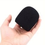5Pcs Thickened Foam Mic Covers - Disposable Handheld Microphone Windcreens & Sponge Surfaces, Noise Reduction For Live Streaming, Podcasting, Voice Recording, Microphone Accessories, Podcasting Essentials, Protective Mic Cover - Image 4