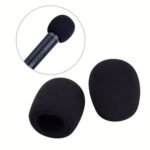 5Pcs Thickened Foam Mic Covers - Disposable Handheld Microphone Windcreens & Sponge Surfaces, Noise Reduction For Live Streaming, Podcasting, Voice Recording, Microphone Accessories, Podcasting Essentials, Protective Mic Cover - Image 8