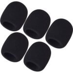 5Pcs Thickened Foam Mic Covers - Disposable Handheld Microphone Windcreens & Sponge Surfaces, Noise Reduction For Live Streaming, Podcasting, Voice Recording, Microphone Accessories, Podcasting Essentials, Protective Mic Cover - Image 6