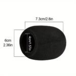 5Pcs Thickened Foam Mic Covers - Disposable Handheld Microphone Windcreens & Sponge Surfaces, Noise Reduction For Live Streaming, Podcasting, Voice Recording, Microphone Accessories, Podcasting Essentials, Protective Mic Cover - Image 5