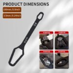 1Pc Upgrade Your Toolbox With This Universal Double-Head Torx Wrench - Adjustable From 3-17Mm! - Image 9