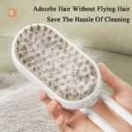 Steamy Cat Brush, 3 In 1 Cat Steamy Brush, Cat Brush Massaging Comb, Usb Recharging Pet Grooming Comb - For Removing Loose Hair & Massaging, Steamy Dog Brush, Suitable For All Cats & Dogs, Suitable For Daily Grooming - Perfect Gift For Pet Lovers - Image 8