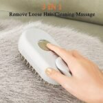 Steamy Cat Brush, 3 In 1 Cat Steamy Brush, Cat Brush Massaging Comb, Usb Recharging Pet Grooming Comb - For Removing Loose Hair & Massaging, Steamy Dog Brush, Suitable For All Cats & Dogs, Suitable For Daily Grooming - Perfect Gift For Pet Lovers - Image 9
