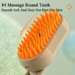 Steamy Cat Brush, 3 In 1 Cat Steamy Brush, Cat Brush Massaging Comb, Usb Recharging Pet Grooming Comb - For Removing Loose Hair & Massaging, Steamy Dog Brush, Suitable For All Cats & Dogs, Suitable For Daily Grooming - Perfect Gift For Pet Lovers - Image 10