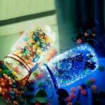 10G Vibrant Fluorescent Decorative Marbles - Luminous Glow Pigment Gravel For Diy Garden Party Decorations, Bright Sand And Stone Accents - Image 6