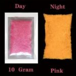 10G Vibrant Fluorescent Decorative Marbles - Luminous Glow Pigment Gravel For Diy Garden Party Decorations, Bright Sand And Stone Accents - Image 3
