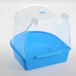 1Pc Clear Bird Bathtub, Parrot Bathroom For Bird Cage, Bird Hanging Accessories, Pet Bird Supplies Christmas Gift - Image 3