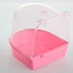 1Pc Clear Bird Bathtub, Parrot Bathroom For Bird Cage, Bird Hanging Accessories, Pet Bird Supplies Christmas Gift - Image 5