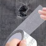 1 Roll Window Screen Repair Tape, Self Adhesive Mesh Tape, Anti Insect Mosquito Mesh, Broken Holes Repairing Strong Self Adhesive Window Screen Repair Tape, Window Net Screen Repair Patch, Covering Up Holes Tears Anti-Insect Mosquito Mesh - Image 12