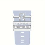 Hot 2024 New Shiny Alphabet Initial Letter Watchband Ring Loops, Luxury Rhinestone Watch Strap Charms Decorations 5Pcs Alphabet Initial Letter Watchband Rings Loops Compatible With Watch Garmin Smartwatch (A-Z) - Image 22
