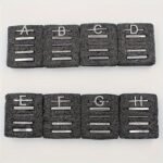 Hot 2024 New Shiny Alphabet Initial Letter Watchband Ring Loops, Luxury Rhinestone Watch Strap Charms Decorations 5Pcs Alphabet Initial Letter Watchband Rings Loops Compatible With Watch Garmin Smartwatch (A-Z) - Image 17