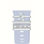 Hot 2024 New Shiny Alphabet Initial Letter Watchband Ring Loops, Luxury Rhinestone Watch Strap Charms Decorations 5Pcs Alphabet Initial Letter Watchband Rings Loops Compatible With Watch Garmin Smartwatch (A-Z) - Image 3