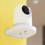 Wall-Mounted Camera Holder With Suction Cup/Adhesive Installation - No Drill Required, White Modern Design With Mounting Bracket & Stand, Compatible With / Cctv Cameras, Easy Installation For Home/Office/Door/Window Surveillance, Space-Saving Design - Image 5