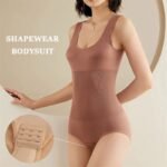 1Pc Large Size Tummy Control Body Shapewear Bodysuit Waist Trainer Women'S Corset Seamless Abdomen Pant Crotch Buckle Underwear