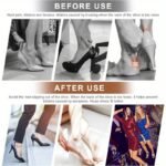 4 Pairs Comfortfit Polyester Shoe Filler Inserts - Non-Slip Adhesive Heel Grips For Loose-Fitting Shoes, Comfort Protectors, Secure Shoe Fit | Textured Insole Design | Polyester Fiber Construction, Shoe Accessories - Image 6