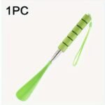1Pc Retractable Stainless Steel Shoe Horn, Durable Shoe Spoon, No Need To Bend Down, Shoe Wear Assistant For Pregnant Women, Seniors - Image 3