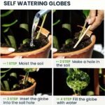 3Pcs, Cactus Shape Plant Automatic Watering Device, Plastic Watering Ball Automatic Watering Spike, Cute Shape Decoration, Green - Image 7