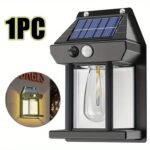 1Pc Solar Motion Lights Outdoor, 3 Modes House Solar Lights,Solar Wall Lights Outdoor Lights For Front Door, Backyard, Garage, Deck(Warm White) - Image 3