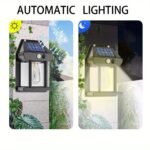 1Pc Solar Motion Lights Outdoor, 3 Modes House Solar Lights,Solar Wall Lights Outdoor Lights For Front Door, Backyard, Garage, Deck(Warm White) - Image 9