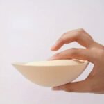 1 Pair 4/6Cm Thickened & Enlarged Bra Pads For Small Flat - Non- Fabric, Solid Color, Hand Washable, Ideal For Bras & Sports Bras, Enhances Comfort & Support, Breast Enhancement Pads, Comfortable Fit, Durable Construction