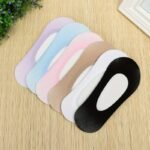 5-Pair Women'S Non-Slip Invisible Shoe Liners - Low-Cut No Show Socks, Breathable Mesh Grip Sole For Flats, Loafers, Boots - Everyday & Formal Use - Multi-Color Pack (Black/Beige/White/Blue/Pink) - Easy Care, Loafers Accessory, Minimalist Design, Flexible Material - Image 2