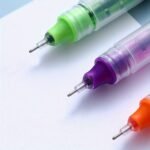 10Pcs Quick-Drying Color Neutral Ballpoint Pens - 0.5Mm Needle Carbon Pens - Perfect For Students! - Image 5