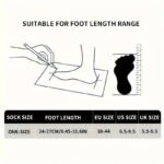 New Black Business Solid Color Socks For Men, Mid-Calf Length, Suitable For Spring, Autumn, And Winter, Available In Sizes 5, 10, 15, 20, 25, 30, 35, And 40. - Image 16