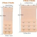 6-Pack Comfortfit Women'S Bra Extenders, Soft Elastic Metal & Fabric Strap Extensions, Breathable Seamless Undergarment Accessories For Everyday Wear - Image 4