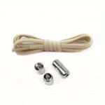 Quick-Tie Elastic Shoelaces For Sneakers - 1 Pair, 100.08Cm Length, No-Tie Design With Metal Lock, Durable Nylon, Multiple Colors Available - Image 17