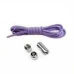 Quick-Tie Elastic Shoelaces For Sneakers - 1 Pair, 100.08Cm Length, No-Tie Design With Metal Lock, Durable Nylon, Multiple Colors Available - Image 21